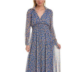 Taylor Surplice Midi Dress - US 4 (S) - NWT